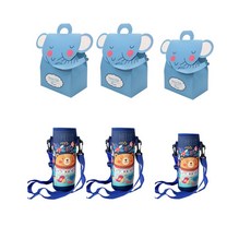 물병파우치 선물셋트, 1세트, 네이비