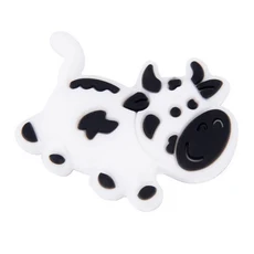 쿠쿠스토어 스포츠 테니스 스태프 충격 방지 만화 실리콘 소프트 흡수 라켓 댐퍼 진동, 01 Cow