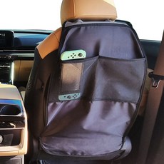 케이빌 자동차 카시트보호 킥매트 오염방지, 2개, 블랙