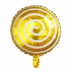 10pcs 18 인치 롤리팝 캔디 호일 풍선 크리스마스 파티 장식 색상 바람개비 라운드 글로브 웨딩, 06 as the picture, 01 18인치, 01 10pcs