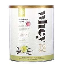 SOLGAR Whey TO GO乳清蛋白粉 香草風味, 1罐, 936g