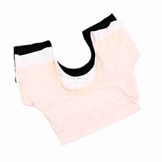 엠비아7 겨드랑이 땀 흡수 패드 겨땀속옷, 03땀패드이너-흰색L