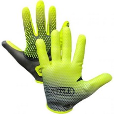 Battle 풋볼장갑 미식축구장갑 풋볼글로브 배틀 스포츠 건틀릿 프로 리시버 축구 장갑, Safety Yellow, Small