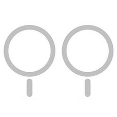 로랜텍 갤럭시 아이폰 메탈 멕세이프 플레이트 링, 화이트, 2개