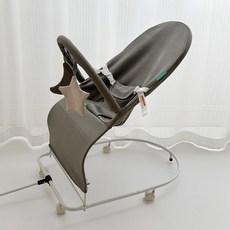 데이희 베이비뵨바운서 베이비뵨 패브릭시트 흔들의자, 프리미엄그레이