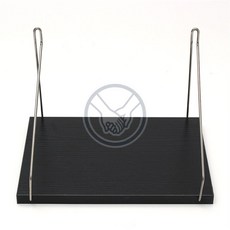 더가 무타공 벽선반 30x19.5cm 블랙
