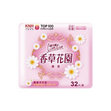 康乃馨 香草花園護墊 洋甘菊, 15cm, 32片, 1包