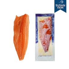 화이트베어 씨로드 훈제 냉동 연어, 냉동연어필렛 약1.1kg, 1개