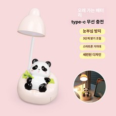 어린이 학생용 맞춤형 개업 행사 선물 상패 학원 기념일 소품, 1개, 소파 판다 3단 조절 [핑크]