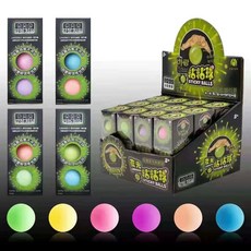 야광 끈적 볼 말랑이, 1개, 2박스 6개