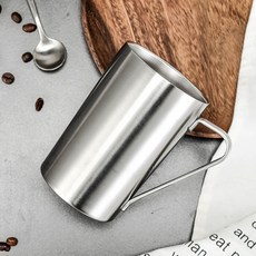 이중 진공 스텐 보온 보냉 머그컵, 메탈머그컵 550ml 1개, 2개