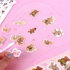 꿀이맘 어린이체험 무지부채 나비 투명 부채꾸미기