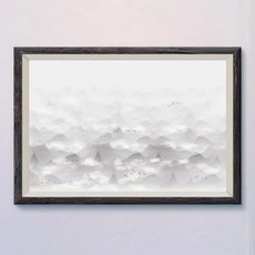 중국 고전 역사 잉크 풍경 그림 벽 실크 포스터 아트 장식 선물, 19. 14