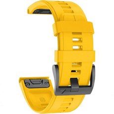 가민 Fenix 5/6/7/847mm용 스포츠 밴드 22mm 소프트 퀵핏 어프로치 S60/S62/S7047mm/마크/엑픽스/콰티엑스 호환 USA, Yellow
