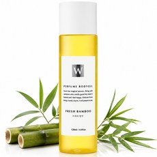 화이트센트 자연유래 퍼퓸 저자극 향 좋은 고보습 마사지 바디오일, 120ml, 1개, 프레쉬 뱀부