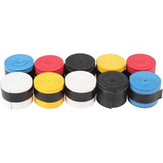 스쿼시그립 손잡이 라켓그립 테니스/스쿼시/배드민턴을 위한 드라이 필 기술이 적용된 아웃라스트 배드민턴 라켓 오버그립 10피스 테니스 그립 테이프 세트, 스쿼시그립 손잡이 라켓그립 테니스/스쿼시/배드민턴을 위