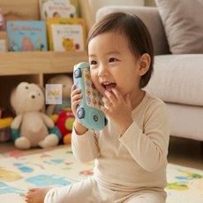 에이치앤엠샵 자동차 전화기 민트 어린이완구