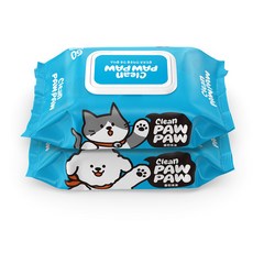 클린포포 강아지 고양이 반려동물 물티슈 60매X10팩, 10개, 60개입
