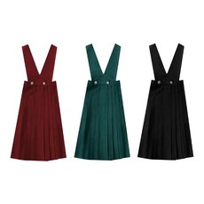 교복몰 (대여) 투버튼 복고 유니폼 뷔스티에 롱치마