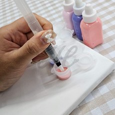 수채화 캘리그라피 납작 물붓 워터브러쉬 미술용품 납작붓