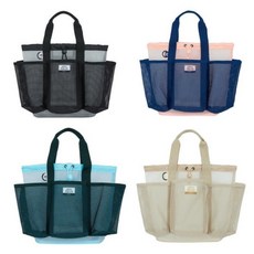 아레나 A6AC1AB19 메쉬포켓가방, 블랙