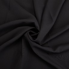 5m 시폰 폴리에스터 원단 블랙 의류 액세서리 부자재 블라우스 스커트 쉬폰 천 150x0.02cm, 1개