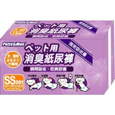 Petty Man 寵物用消臭紙尿褲 強效吸收, 1個, L號, L號