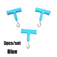 소재 태클 잉어 터미널 리그 제작 도구 낚시 매듭 풀러 당, 4. 3PCS  Blue, 1개
