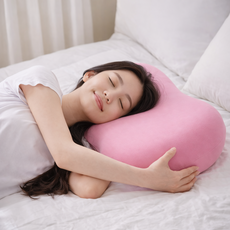 하늘움 부드러운촉감 메모리폼 숙면베개, 1개, 분홍색
