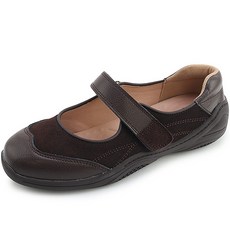 비버리힐즈폴로클럽 여성 메리제인 천연 소가죽 벨크로 스트랩 드라이빙슈즈