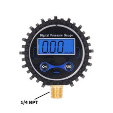 디지털 타이어 공기압 게이지 압력계 자동차 트럭 오토바이용, 1. 0-230psi NPT 1-4, 1개