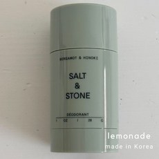 SALT & STONE 體香膏 檜木佛手柑 28g 保持腋下乾爽, 1個, 檜木佛手柑28g, 28ml