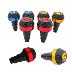 오토바이 머플러 슬라이더 pcx nmax xmax 포르자 엔맥스 범용 포크 슬라이더 바이크 머플러보호 슬라이드, 레드, 1개