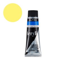 제이오스토어 아크릴물감 50mL 레몬옐로우 미술용아크릴 미술재료 공예용 표현도구