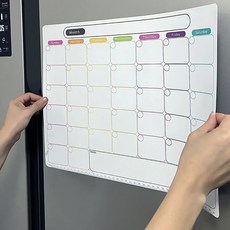 화이트 메모 보드 자석 월간 계획표 (마카2개포함) K289 dus+8222wG