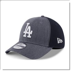 New Era 洛杉磯道奇隊 9FORTY 可調節棒球帽, 灰, 1個
