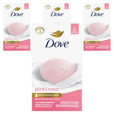 도브 모이스처라이징 뷰티 바 핑크 6개입, 106g, 24개