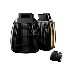 [투마누] 방진마스크 방독면마스크 방진마스크필터 방독마스크 정화통 2개입