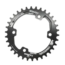 VXM 라운드 타원형 96BCD 체인 링 MTB 96bcds 자전거 32T 34T 36T 38T 플레이트 M7000 M4100, 02 black, 1개