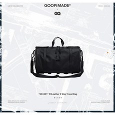 Goopie x GQ 孤僻 GR-B01 93皮革雙向旅行袋，大容量手提肩背包，時尚旅行必備, 1個