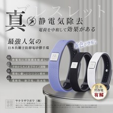 幸福泉日本負離子防靜電手環, 1個, 黑色