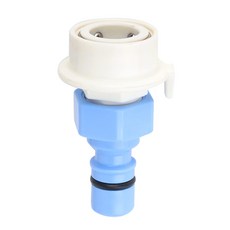 원터치 세탁기 연장 연결 세탁기호스변환커넥터, 1개, 블루