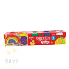 5색 선명한 방과후미술 찰흙놀이 컬러점토 지점토