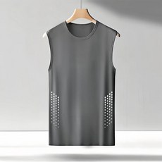 FASHIONS 男士冰絲速乾透氣運動背心