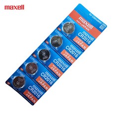 180번 맥셀 CR 2016 코인셀 5개입 리튬 건전지 무수은 무카드뮴 배터리(동전/버튼), 1개