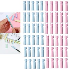 카무 연필 보호캡, 1세트, 블루30p+핑크30p