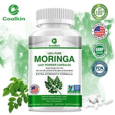Coolkin Moringa 葉粉膠囊 120 顆純素膠囊, 60組