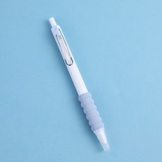 소프트 그립 만년필 간단한 프레스 펜 교체 가능한 잉크 학생용 사무실 문구 용품 선물 0.38mm, 05 Light blue-No ink