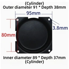 전원 공급 장치 토로이달 변압기 쉴드 커버 박스 쉘 섀시 보호 커버 하우스 간섭 방지 절연 후드, 03 OD91mm D38mm