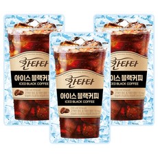 롯데칠성 칸타타 아이스블랙 파우치, 230ml, 20개